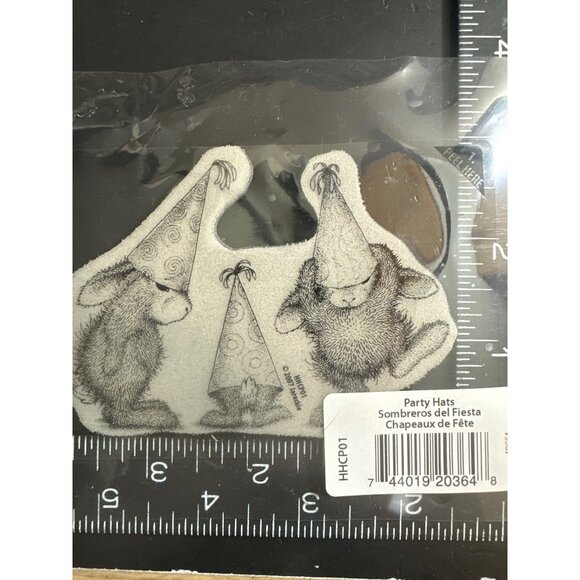 House-Mouse Designs Party Hats Cling Rubber Stamp HHCP01 - Picture 2 of 3